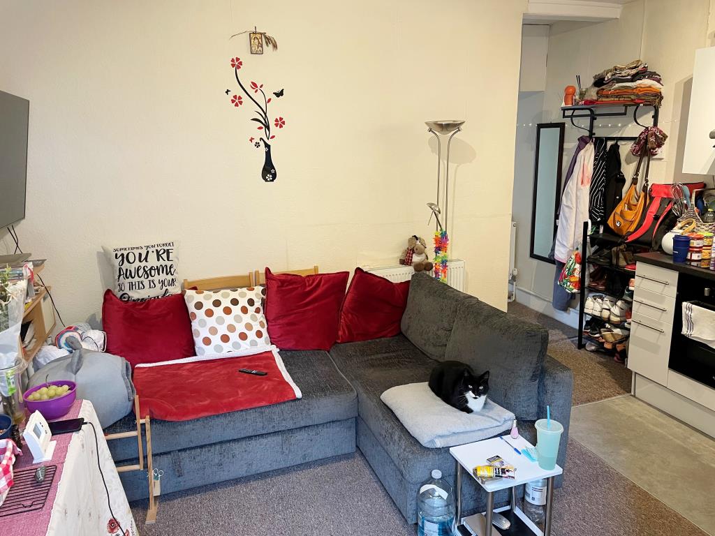 Lot: 71 - PATIO FLAT FOR INVESTMENT IN CITY CENTRE - View of living room from patio